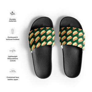 Hot Dogs Dark Green Men’s Slides