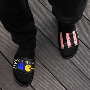 Live On The Edge Cherries Men’s Slides