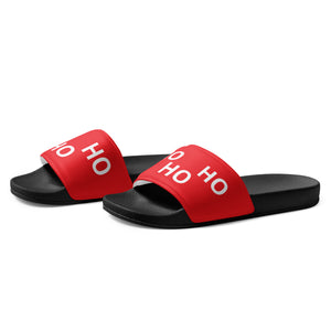 HO HO HO Red Men’s Slides