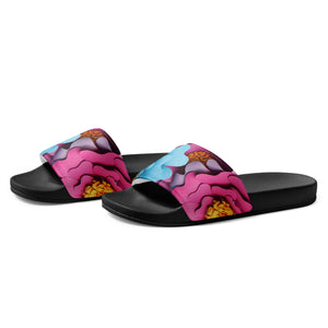 Deep Floral Men’s Slides