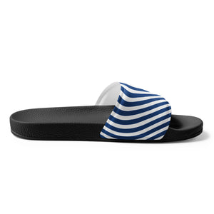 Navy Waves Men’s Slides