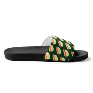 Hot Dogs Dark Green Men’s Slides