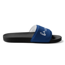 Load image into Gallery viewer, Don&#39;t Forget to Breath Navy Men’s Slides