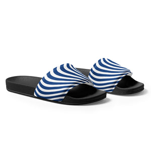 Navy Waves Men’s Slides