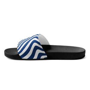 Navy Waves Men’s Slides