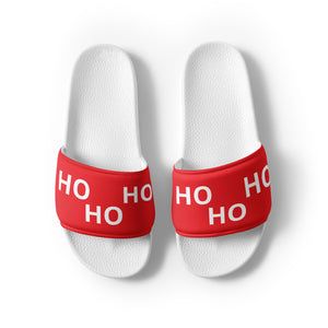 HO HO HO Red Men’s Slides