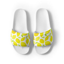 Load image into Gallery viewer, Summer Lemons Men’s Slides