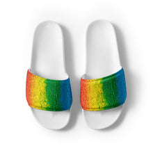 Load image into Gallery viewer, Rainbow Men’s Slides