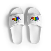 Load image into Gallery viewer, Rainbow Crown Men’s Slides