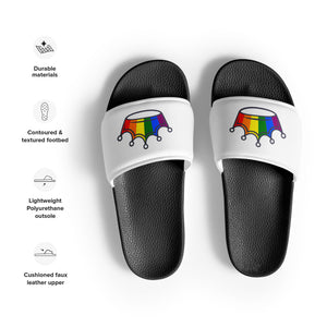 Rainbow Crown Men’s Slides