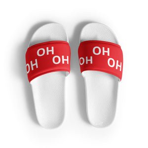 HO HO HO Red Men’s Slides