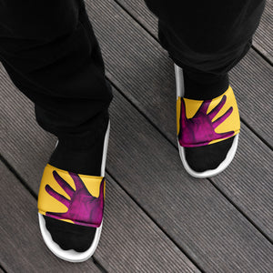 Purple Awareness Hands Men’s Slides