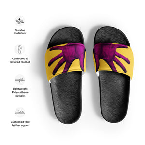 Purple Awareness Hands Men’s Slides