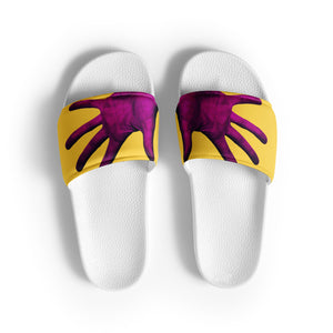 Purple Awareness Hands Men’s Slides