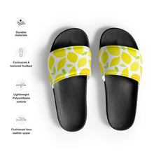 Load image into Gallery viewer, Summer Lemons Men’s Slides