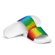 Load image into Gallery viewer, Rainbow Men’s Slides