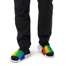 Load image into Gallery viewer, Rainbow Men’s Slides