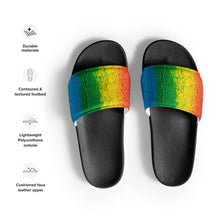 Load image into Gallery viewer, Rainbow Men’s Slides