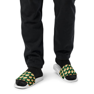 Hot Dogs Dark Green Men’s Slides