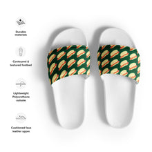 Load image into Gallery viewer, Hot Dogs Dark Green Men’s Slides