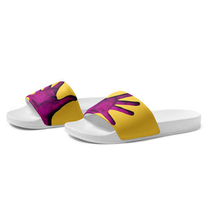 Purple Awareness Hands Men’s Slides