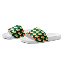 Load image into Gallery viewer, Hot Dogs Dark Green Men’s Slides