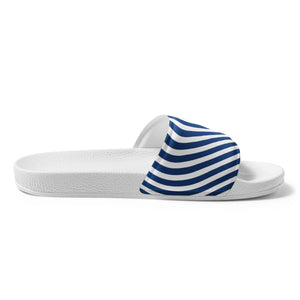 Navy Waves Men’s Slides