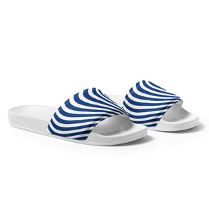 Navy Waves Men’s Slides