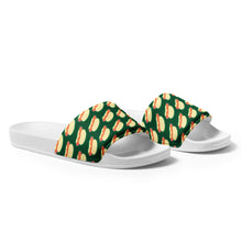 Load image into Gallery viewer, Hot Dogs Dark Green Men’s Slides