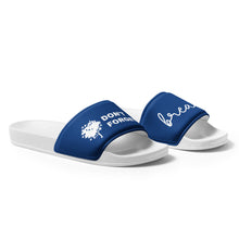 Load image into Gallery viewer, Don&#39;t Forget to Breath Navy Men’s Slides