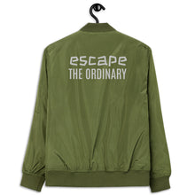 Load image into Gallery viewer, Escape The Ordinary Premium Recycled Bomber Jacket