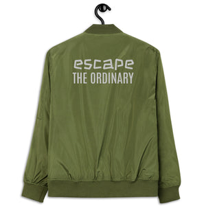 Escape The Ordinary Premium Recycled Bomber Jacket