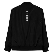 Load image into Gallery viewer, VIBES (Back Embroidery) Premium Recycled Bomber Jacket