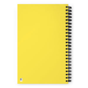 Upside Down Pink Pineapple Spiral Notebook