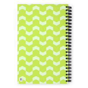 Melting Apple Green Spiral Notebook