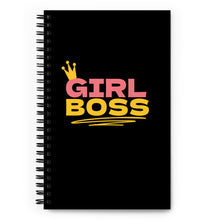 Load image into Gallery viewer, Girl Boss Spiral Notebook