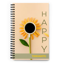 Load image into Gallery viewer, Sunflower Spiral Notebook