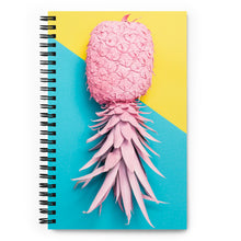 Load image into Gallery viewer, Upside Down Pink Pineapple Spiral Notebook