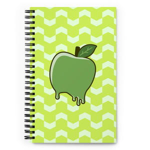 Melting Apple Green Spiral Notebook