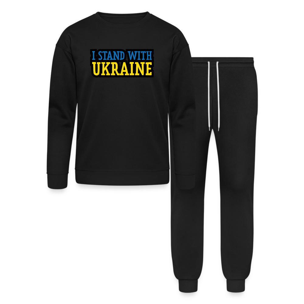 I Stand With Ukraine Lounge Wear Se - black