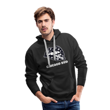 Load image into Gallery viewer, Canna Lips 4 Leaf Sleeve Print Masculine Cut Premium Hoodie - black