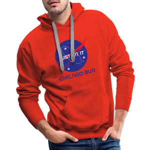 Chicago Bud Space Masculine Cut Premium Hoodie - red