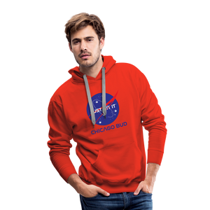 Chicago Bud Space Masculine Cut Premium Hoodie - red