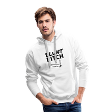 Load image into Gallery viewer, Blunt Bitch Masculine Cut Premium Hoodie - white