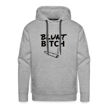 Load image into Gallery viewer, Blunt Bitch Masculine Cut Premium Hoodie - heather grey