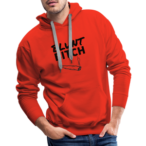 Blunt Bitch Masculine Cut Premium Hoodie - red