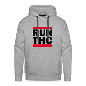 Run THC Masculine Cut Premium Hoodie - heather grey