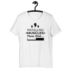 Intstaling Muscles Unisex Tee