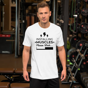 Intstaling Muscles Unisex Tee