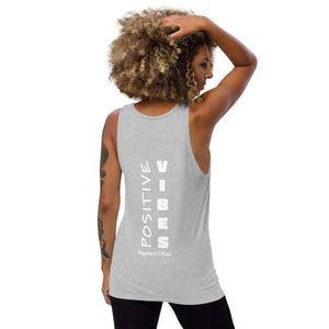 Positive Vibes [Back Print] Unisex Tank Top